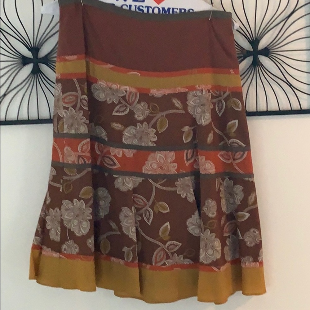 BCBG Multi color skirt